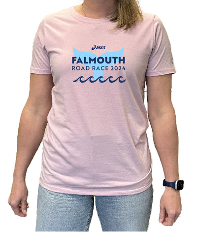 Camiseta con gráfico de cola de ballena para mujer de Asics Falmouth Road Race 2024 (1011488275-684) FRR22 (POS)