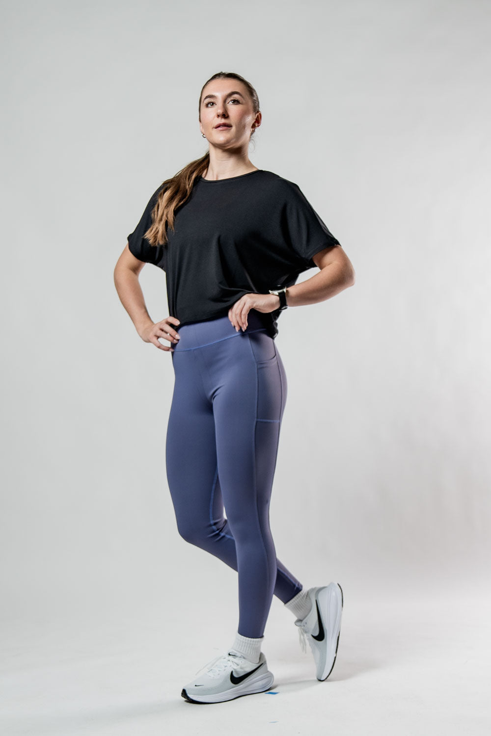 Women's Terra Recovery Drift Crop (Black)