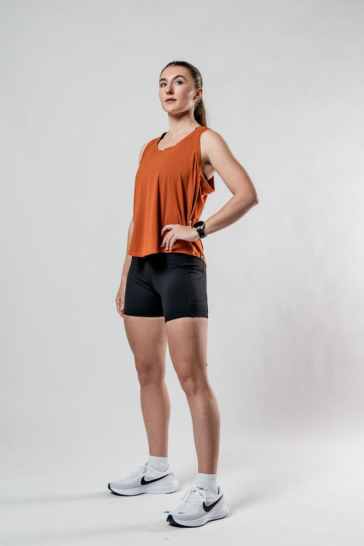 Women's Terra Recovery Halo Tank (Sunfire Clay)