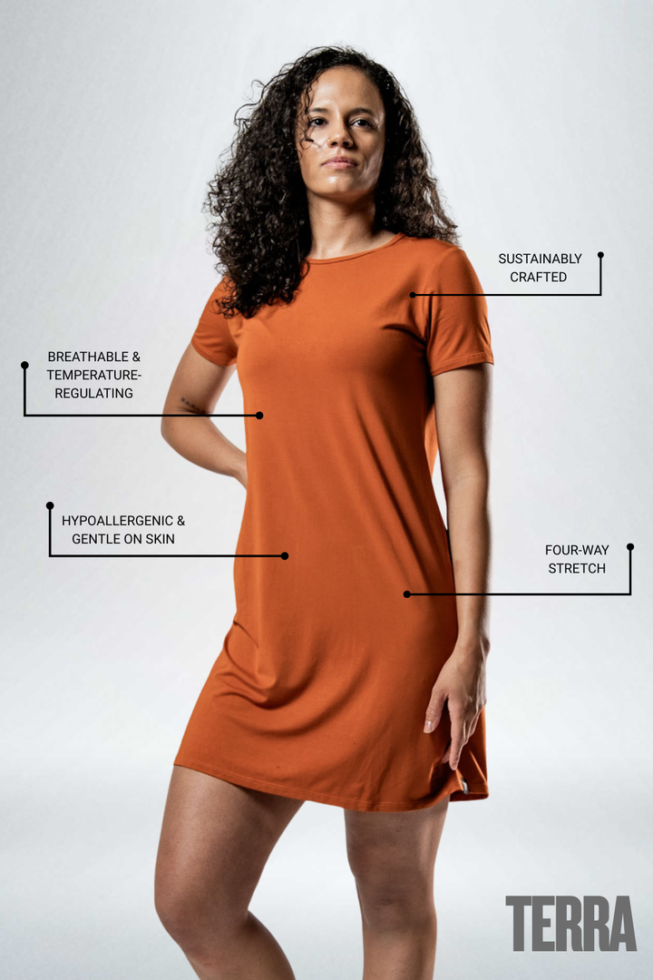 Women's Terra Recovery Motion Dress (Sunfire Clay)