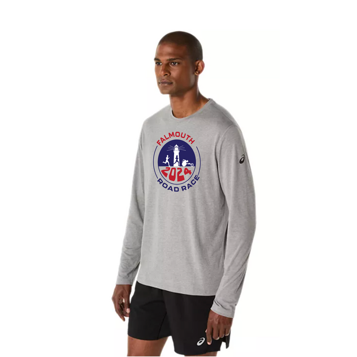 ASICS Men's Falmouth Road Race 2024 PR Long Sleeve Triblend Tee (2011D378-020) FRR31 (POS)