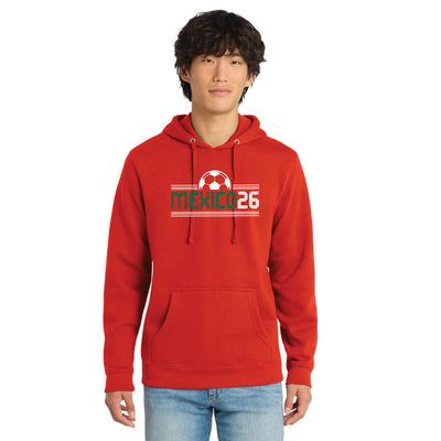 World Soccer 2026 - Mexico Soccer Unisex Fleece Hoodie (DT6100)