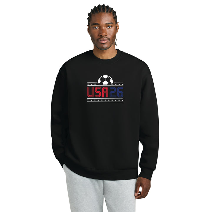 World Soccer 2026 - USA Soccer Heavyweight Fleece Crew (DT6154) (WC-02 FC)