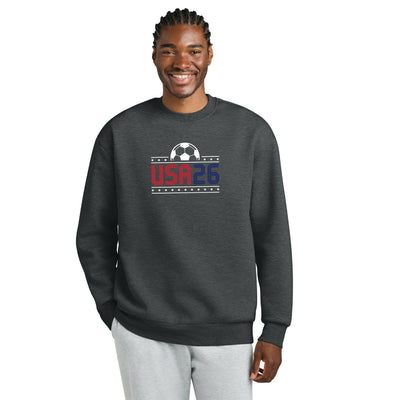World Soccer 2026 - USA Soccer Heavyweight Fleece Crew (DT6154) (WC-02 FC)