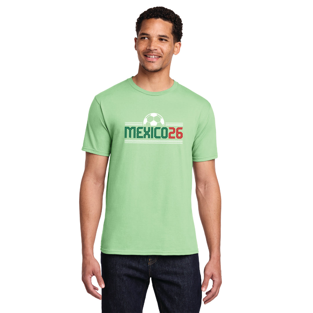 World Soccer 2026 - Mexico Soccer Adult Unisex Tee (PC450)