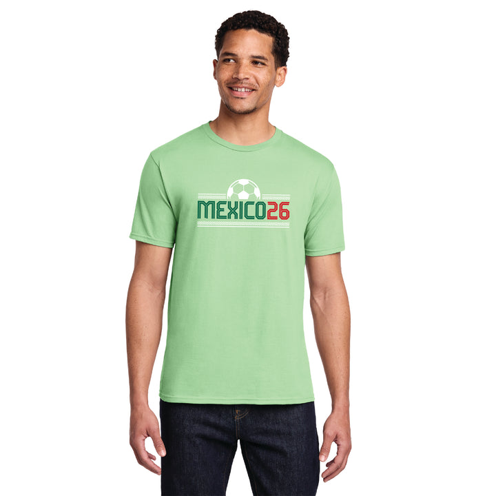 World Soccer 2026 - Mexico Soccer Adult Unisex Tee (PC450)