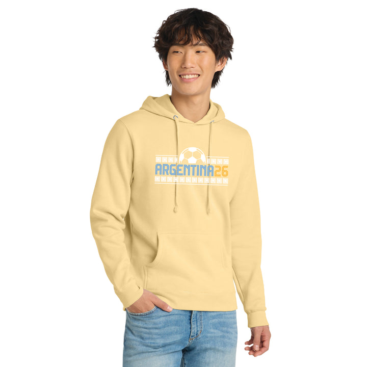 World Soccer 2026 - Argentina Soccer Unisex Fleece Hoodie (DT6100)