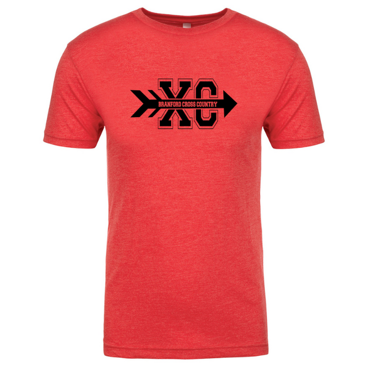 Camiseta unisex de mezcla de algodón de Next Level Apparel de Branford Cross Country (6010)