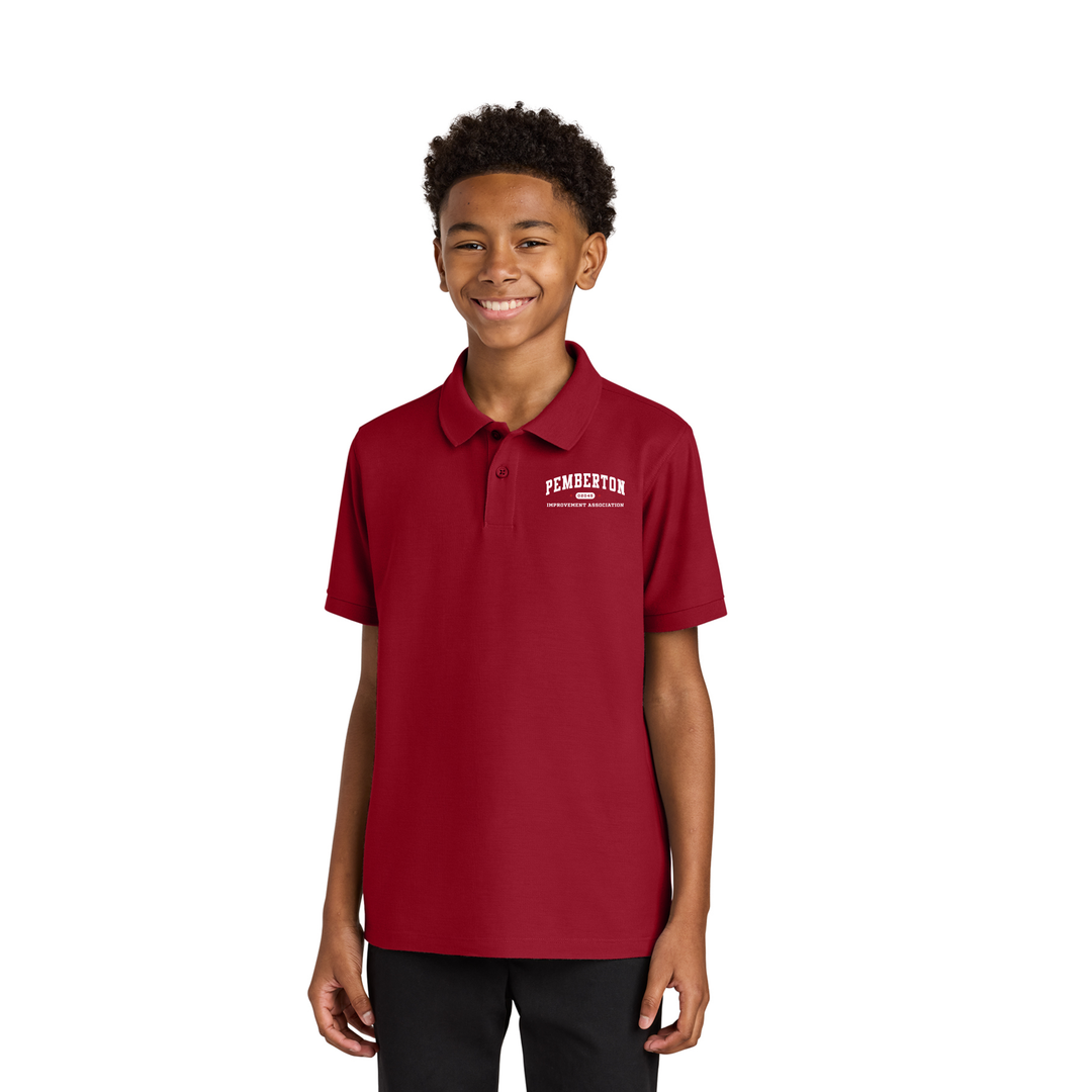 Pemberton Improvement Association-Youth Wearever Signature Pique Polo (Y200)