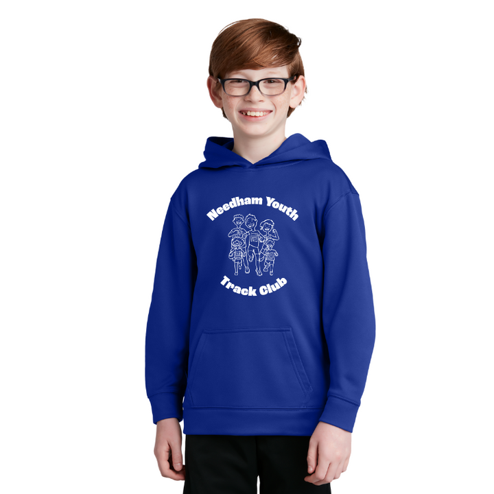 Needham Youth Track Club- Sport-Tek® YOUTH Sport-Wick® Fleece Hooded Pullover (YST244)