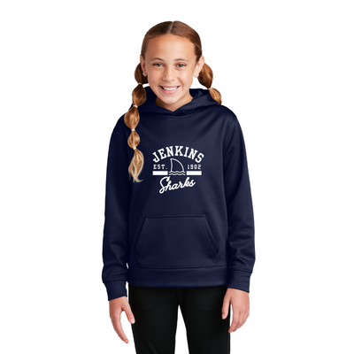 Jenkins Elementary - Sudadera con capucha de polar Sport-Tek® para jóvenes (YST244)