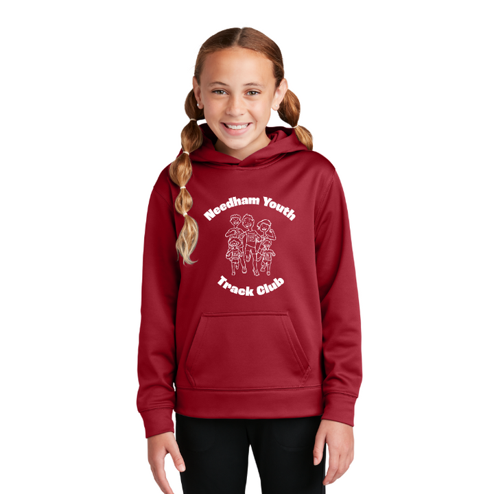 Needham Youth Track Club- Sport-Tek® YOUTH Sport-Wick® Fleece Hooded Pullover (YST244)