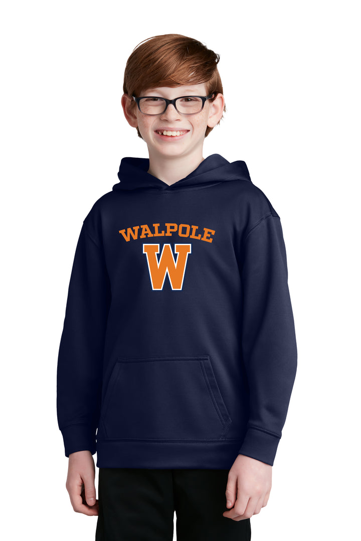 Sudadera con capucha de polar Sport-Tek® Youth Sport-Wick® de Elm Street School (YST244)