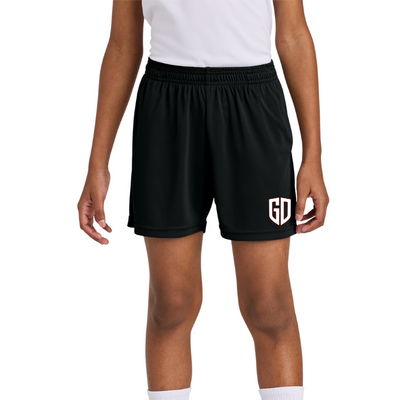 Groton Dunstable T&F / XC - Pantalón corto Sport-Tek® PosiCharge® Competitor™ de 5" con bolsillos para jóvenes (YST349P)