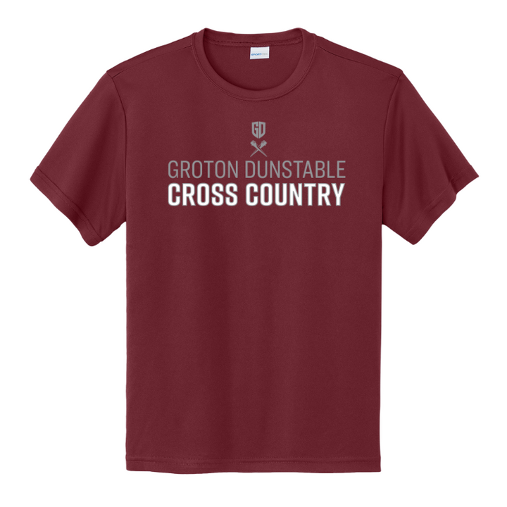 Groton Dunstable Cross Country - Youth Performance Tee (PC380Y)
