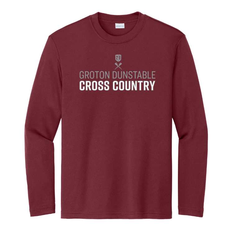 Groton Dunstable Cross Country - Youth Performance Long Sleeve Tee (YST350LS)