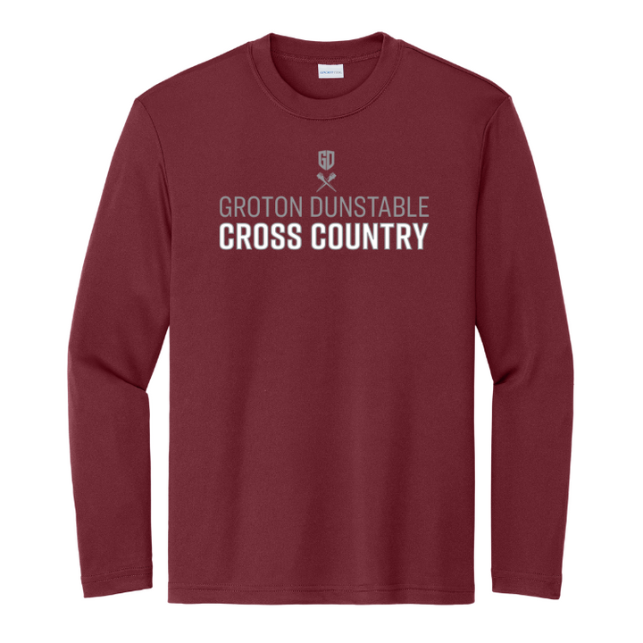 Groton Dunstable Cross Country - Youth Performance Long Sleeve Tee (YST350LS)