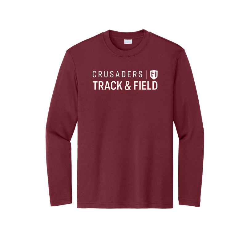 Groton Dunstable MS Track & Field - Youth Performance Long Sleeve Tee (YST350LS)