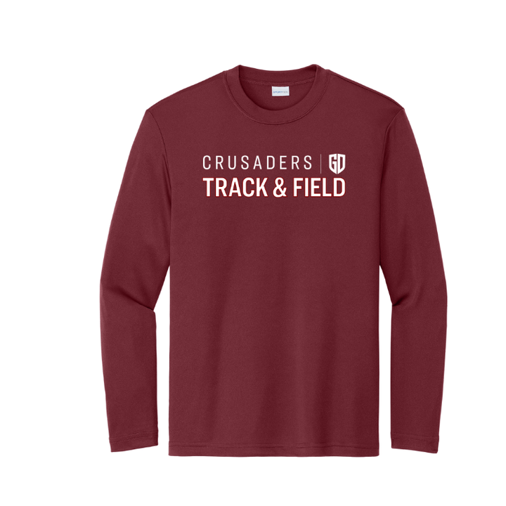 Groton Dunstable MS Track & Field - Youth Performance Long Sleeve Tee (YST350LS)