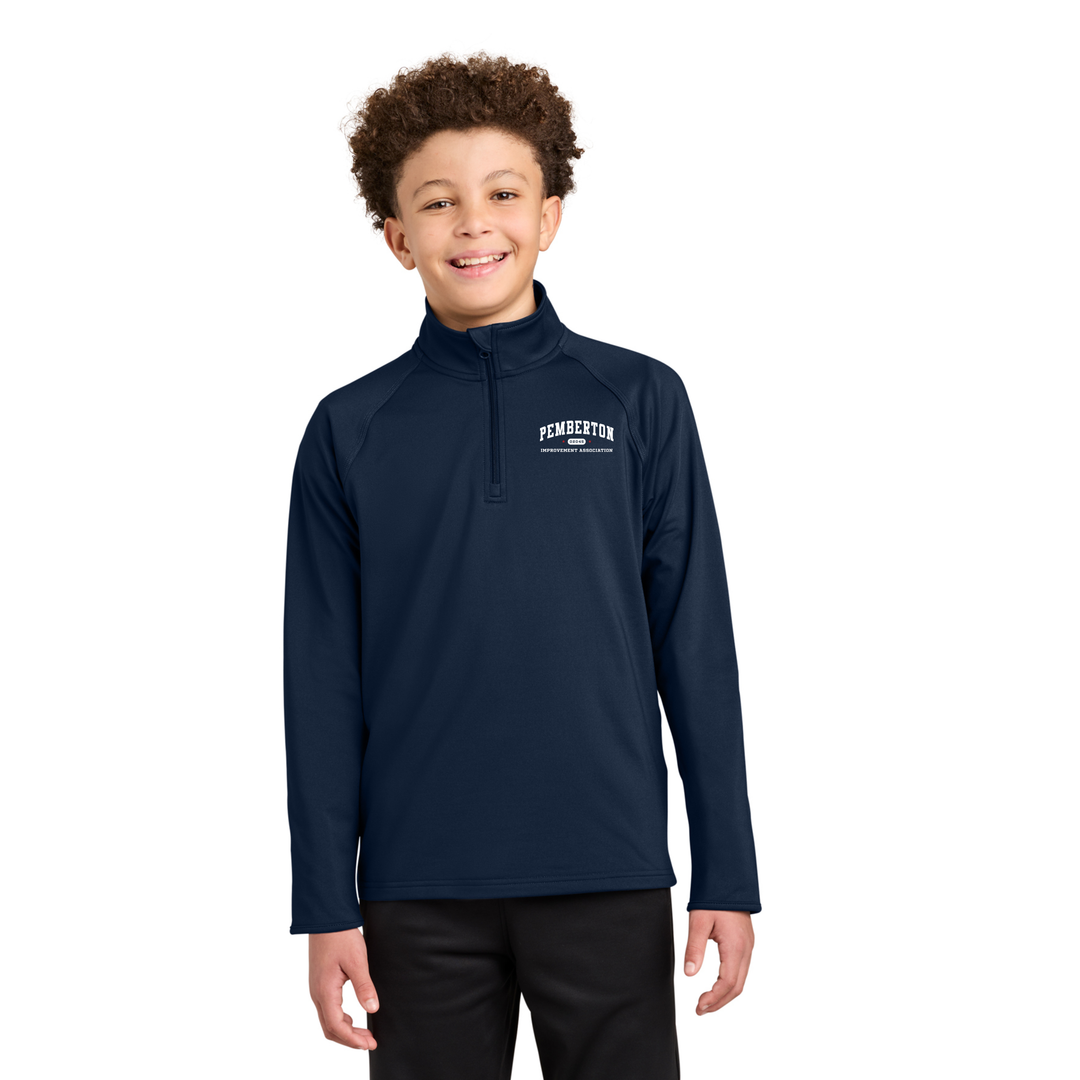 Pemberton Improvement Association-Youth Stretch 1/4-Zip Pullover (YST850)