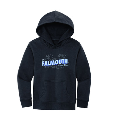 Falmouth Road Race 2025 - Sudadera con capucha unisex para jóvenes (DT6100Y) (FRR-06)