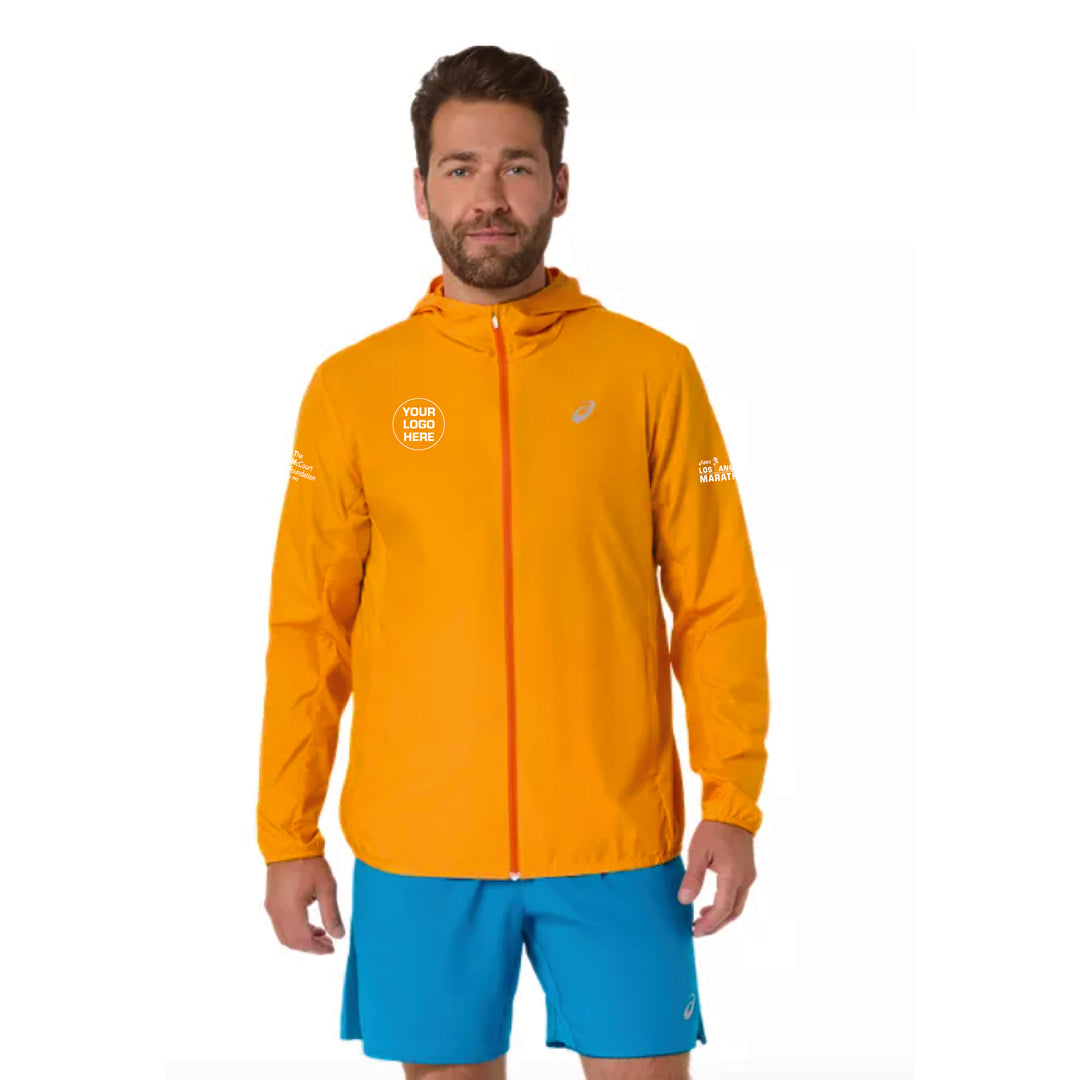 Chaqueta ASICS Yamabuki plateada para hombre (2011D235)