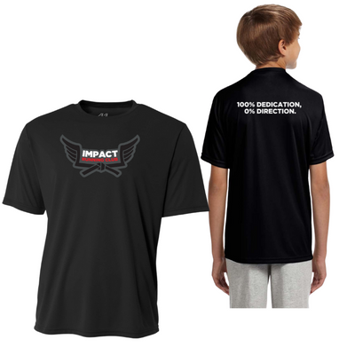 Impact Running Club - Camiseta refrescante de alto rendimiento para jóvenes (A4NB3142)