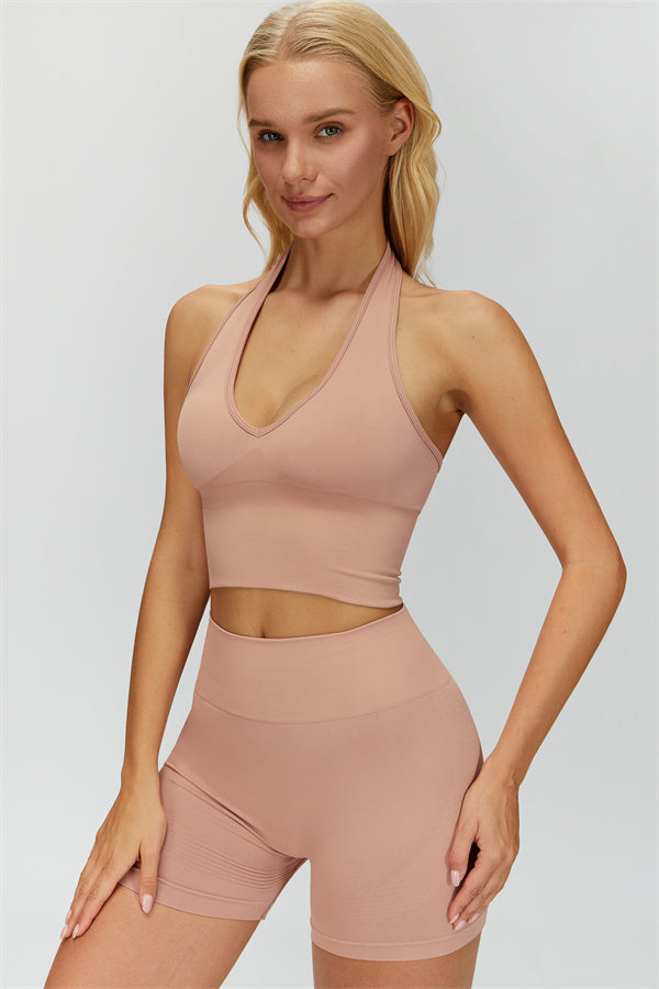 The Delight Halter Top Shorts 2-Piece Set