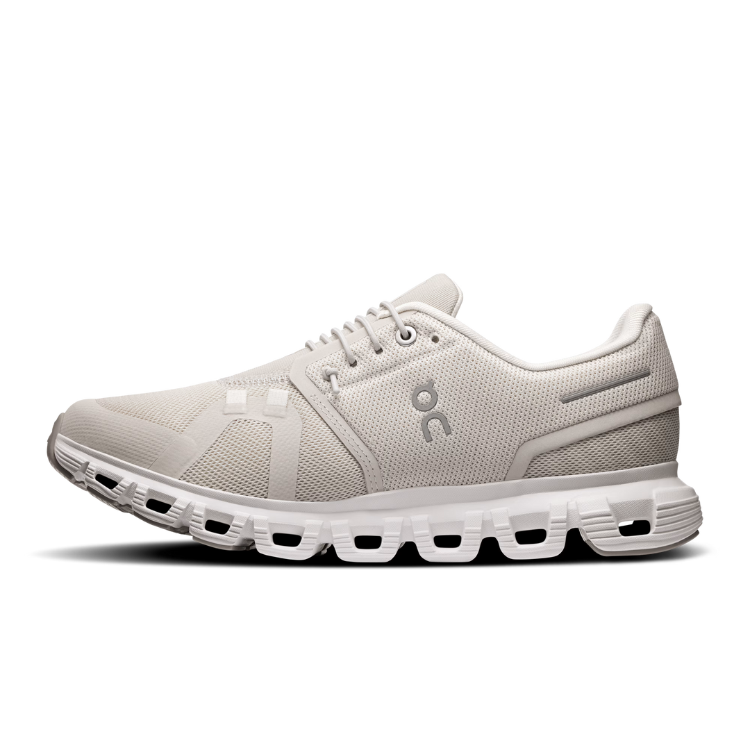 ON Cloud 6 Wide para mujer - Blanco perla