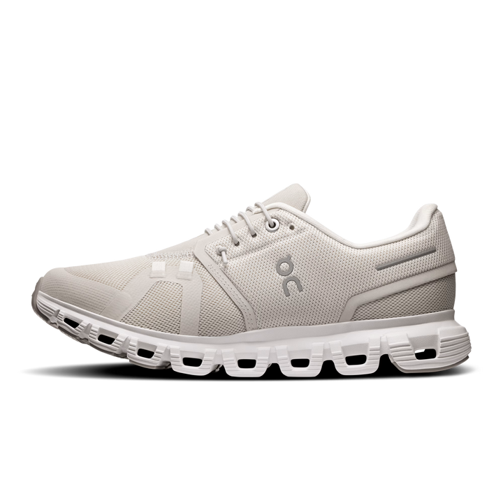 ON Cloud 6 Wide para mujer - Blanco perla