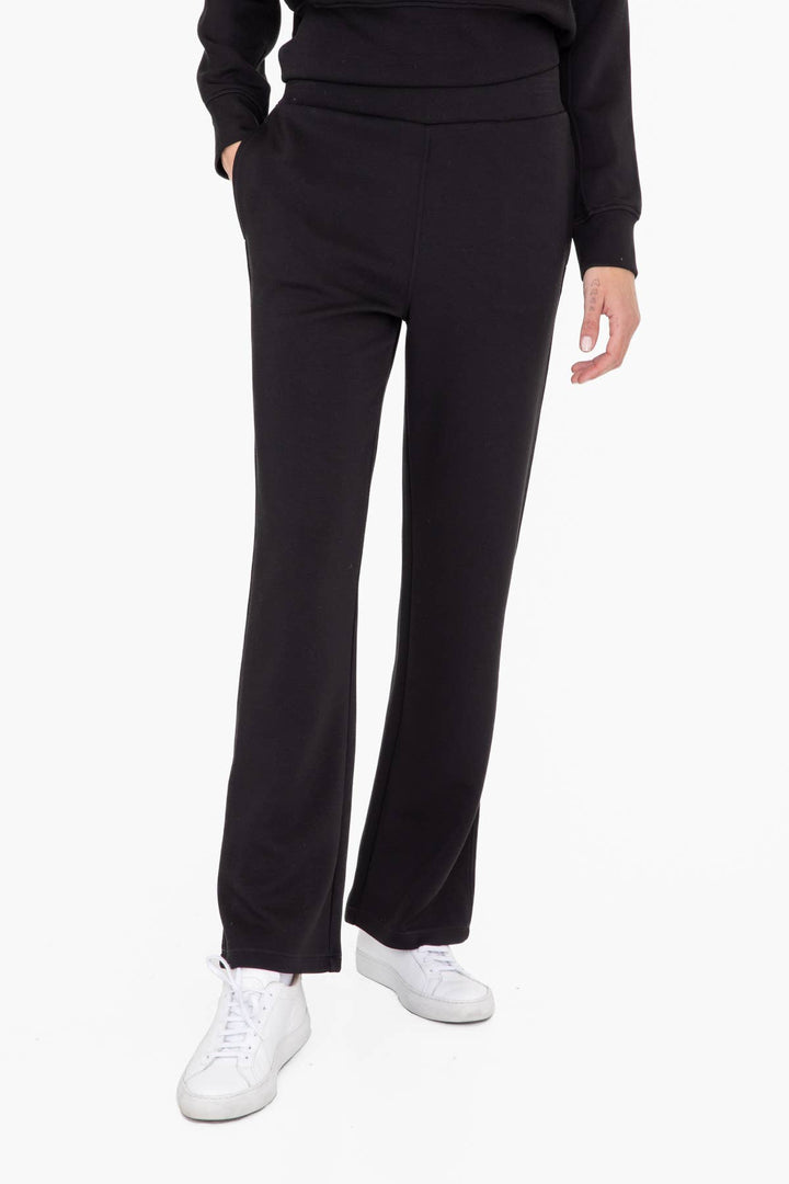 Mono B - Elevated Flared Lounge Pants - WOMEN