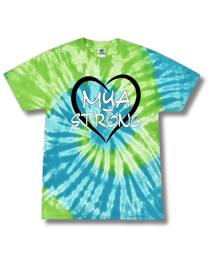 Camiseta teñida con efecto tie-dye para adultos de Mya Strong (CD100) 