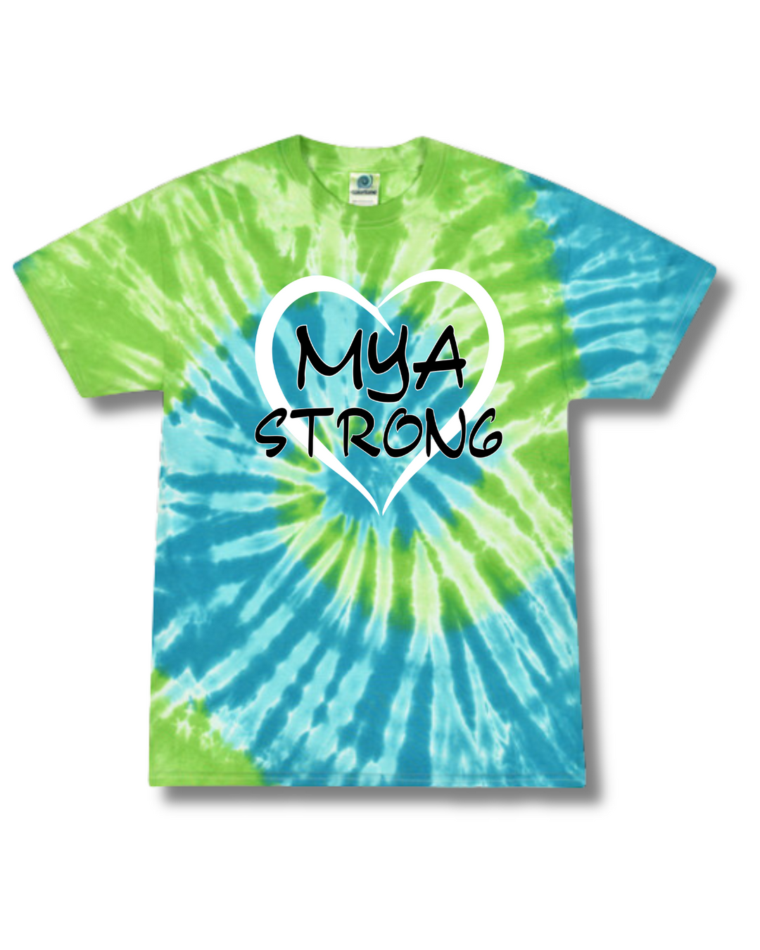 Camiseta teñida con efecto tie-dye para adultos de Mya Strong (CD100) 