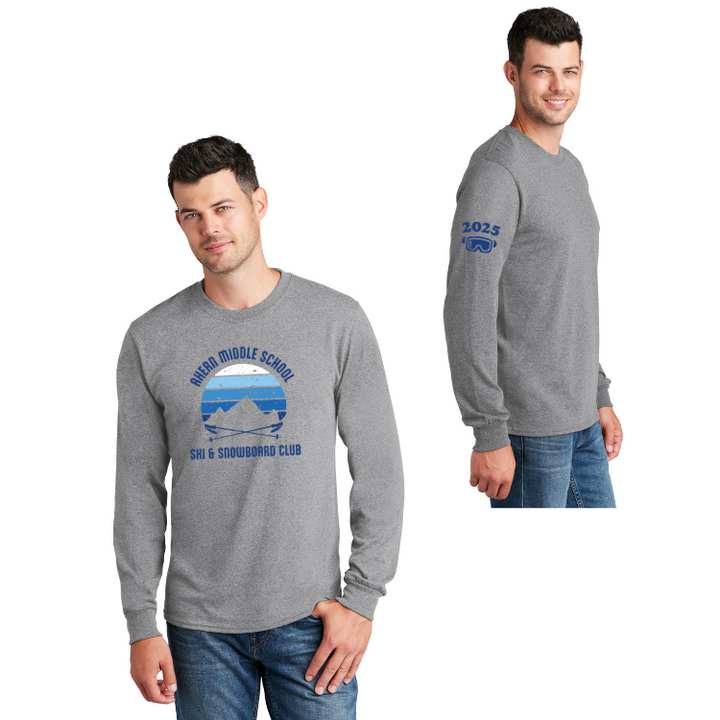 Ahern Ski Club 2025- Adult Cotton Long Sleeve Tee (PC54LS)