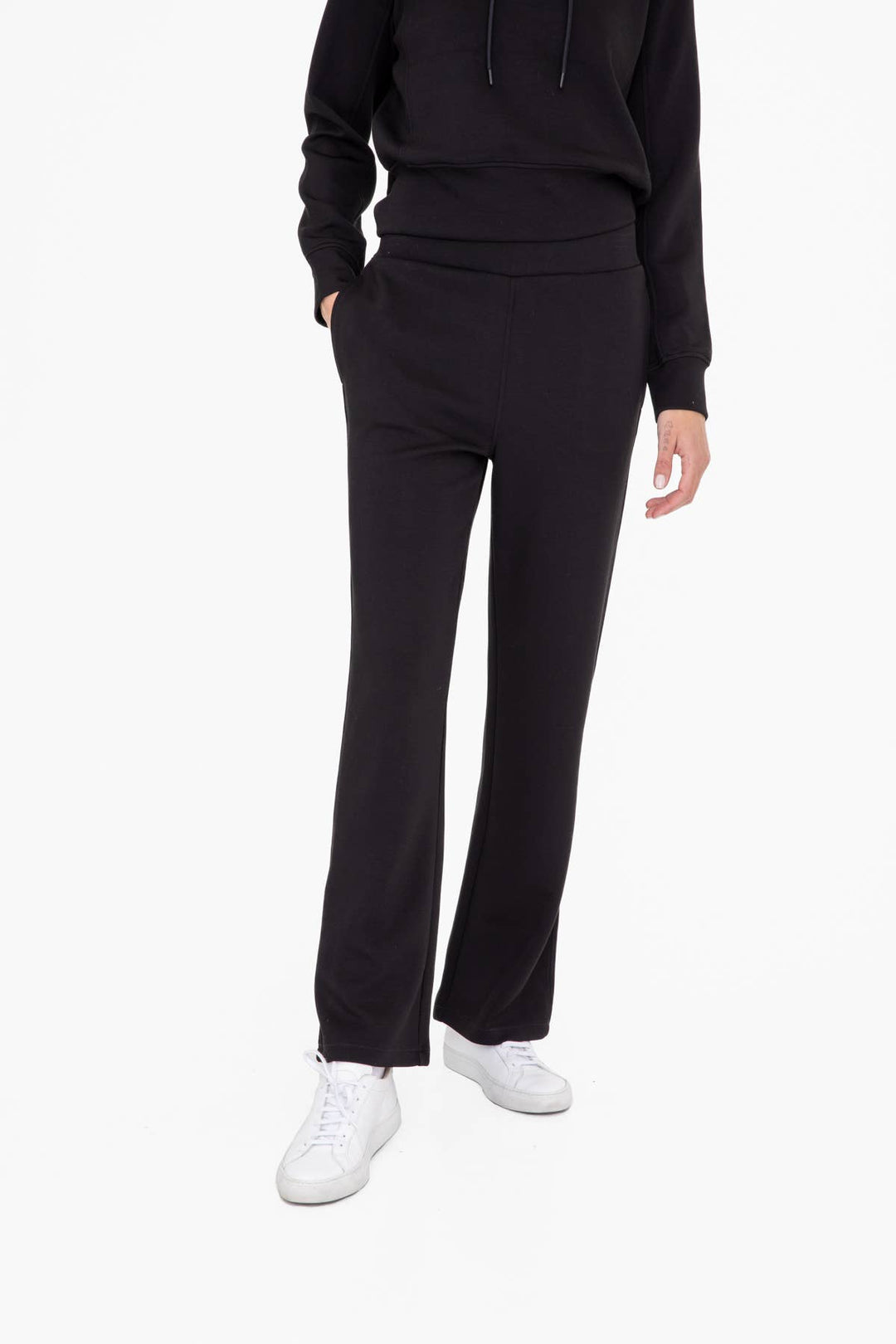 Mono B - Elevated Flared Lounge Pants - WOMEN