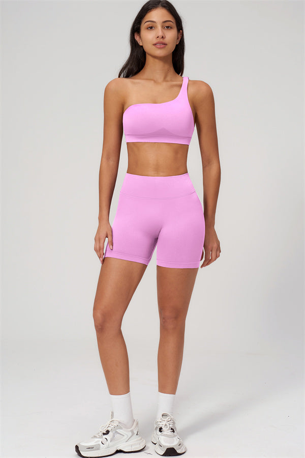 The Empower One-Shoulder Sports Bra