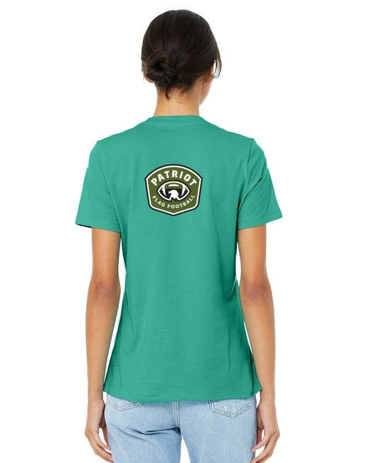 Flag Football Jaguars Bella + Canvas Ladies' Relaxed Jersey Short-Sleeve T-Shirt (B6400)