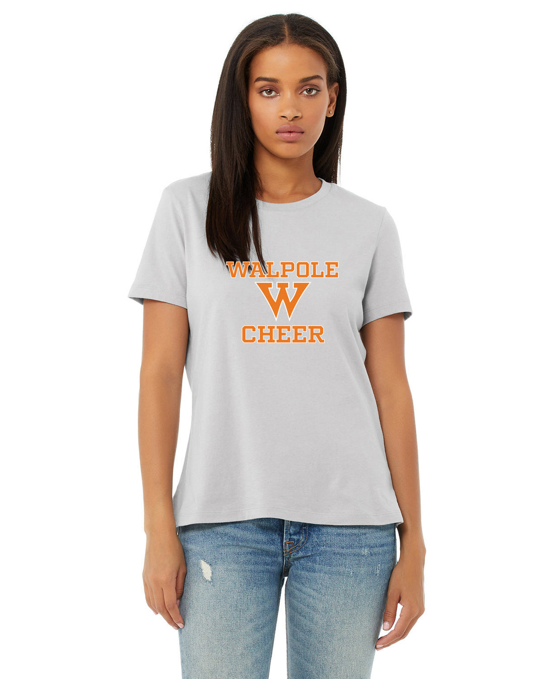 Camiseta de manga corta relajada para damas Walpole Youth Cheer (B6400)