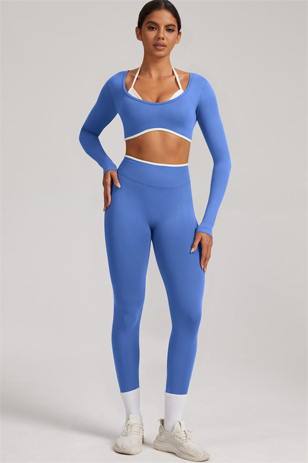 The Elevate New Long Sleeve Crop top