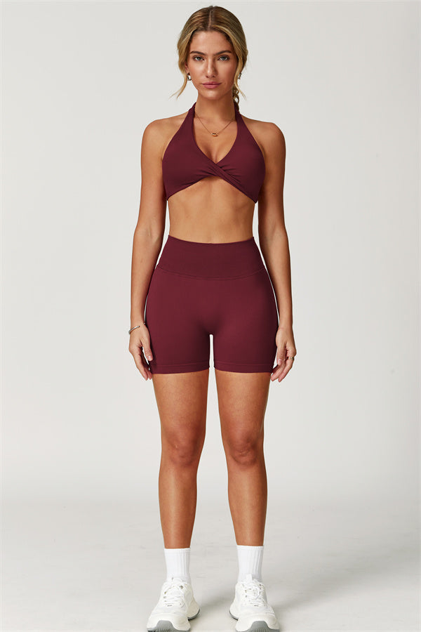 The Elara Sports Bra Shorts 2-Piece Set