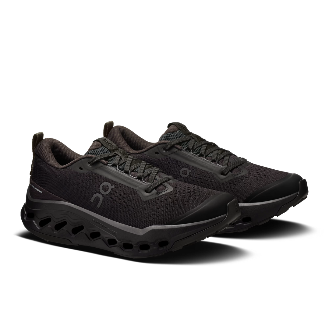 ON Cloudsurfer Trail 2 para mujer - Negro Negro