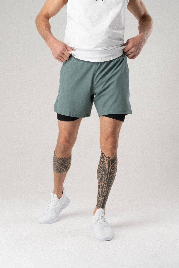Alyth Active - Worthy shorts MEN - Cooled Teal