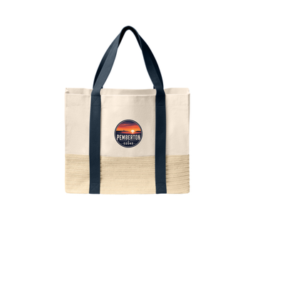 Pemberton Improvement Association- Straw Tote (BG450)