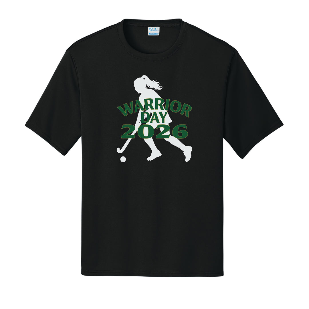 Warrior Field Hockey - Adult Unisex Performance Tee - Black (PC380)