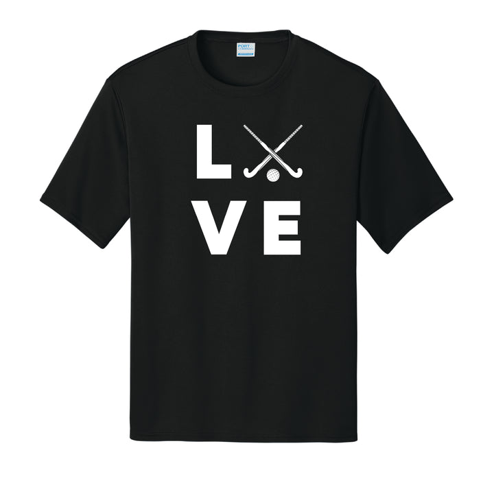 Warrior Field Hockey - Adult Unisex Performance Tee - Black (PC380)