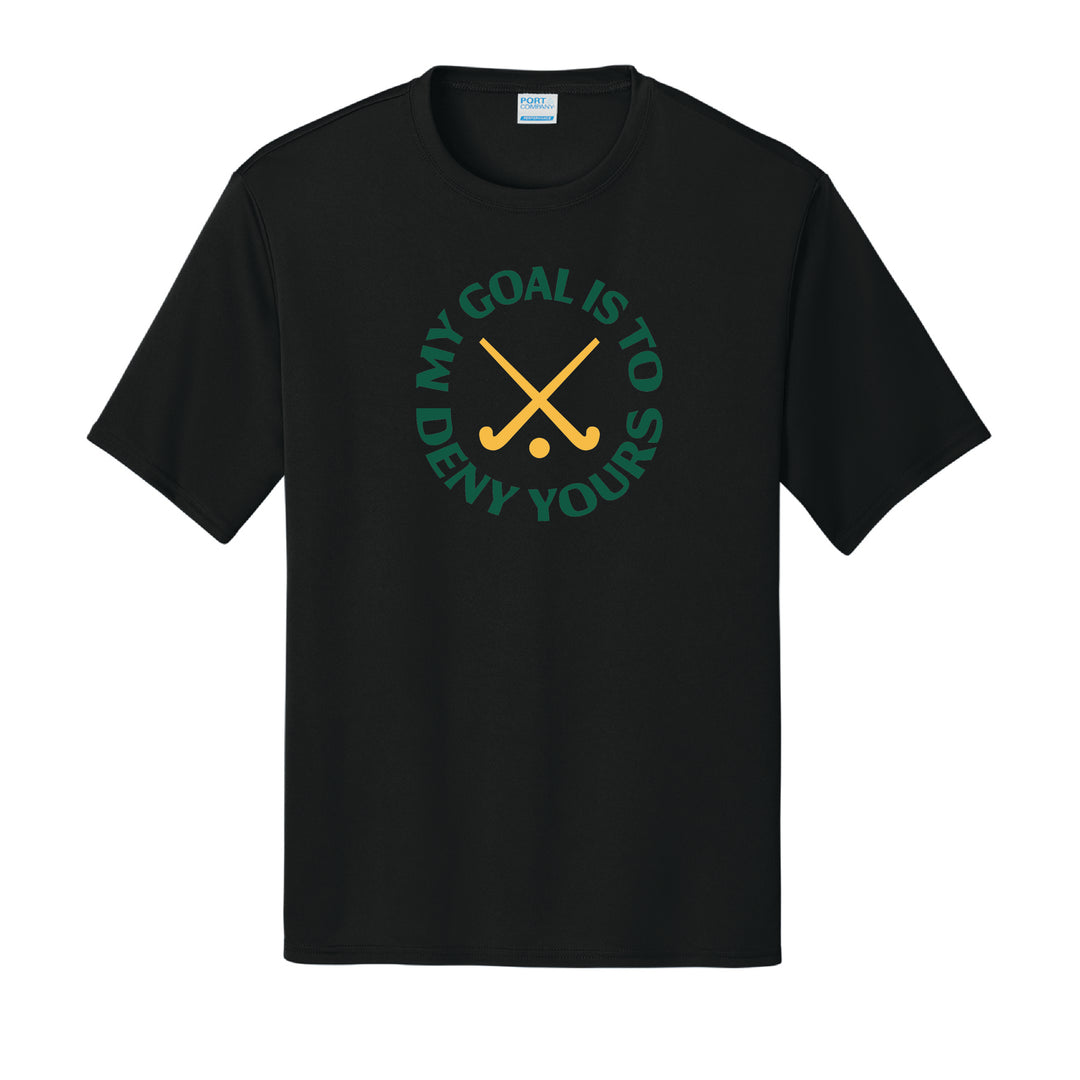 Warrior Field Hockey - Adult Unisex Performance Tee - Black (PC380)