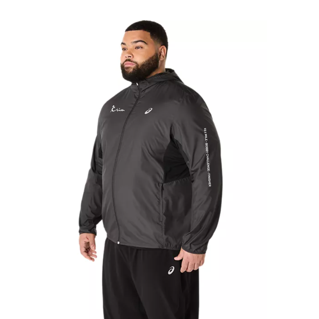 Crim 49 Finisher 2026- ASICS Men's Silver Jacket Black (2011D235) (Left Chest (CFR-60)
