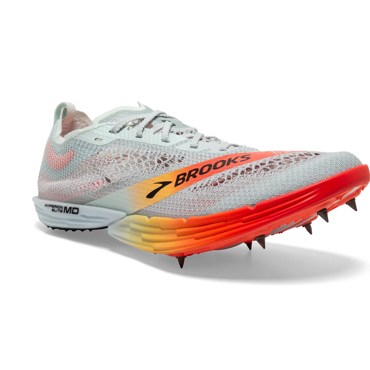 Brooks Hyperion Elite MD Unisex Spike - Illusion Blue/Coral/Orange (1000481D488)