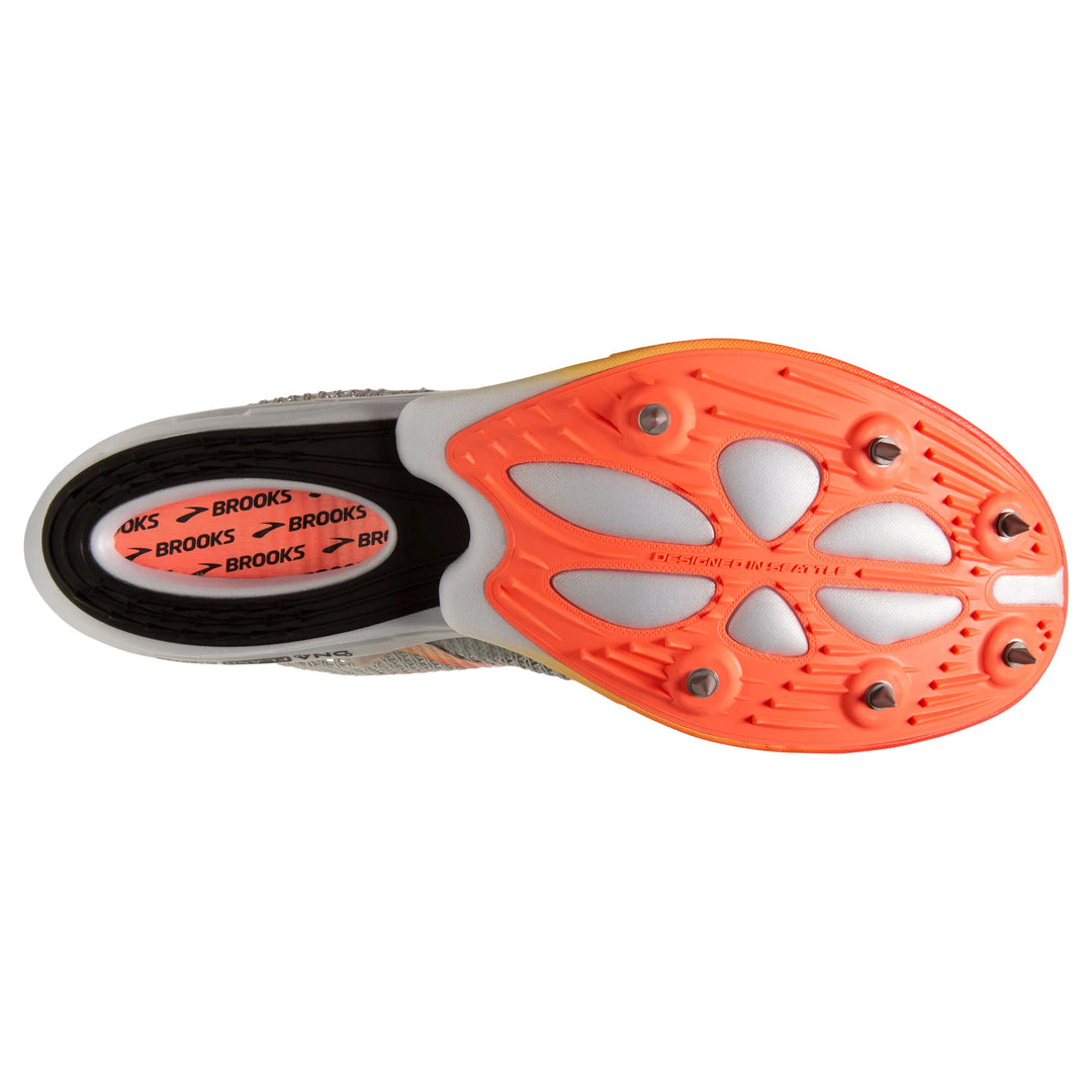 Brooks Hyperion Elite MD Unisex Spike - Illusion Blue/Coral/Orange (1000481D488)