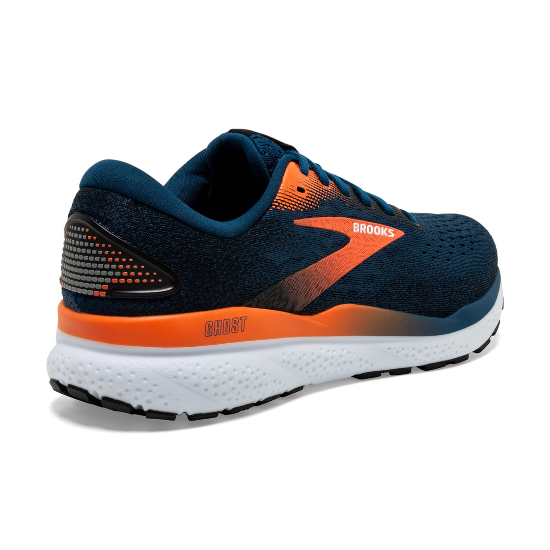 Brooks Ghost 16 para hombre: azul ópalo/negro/capuchina (1104181D474) 